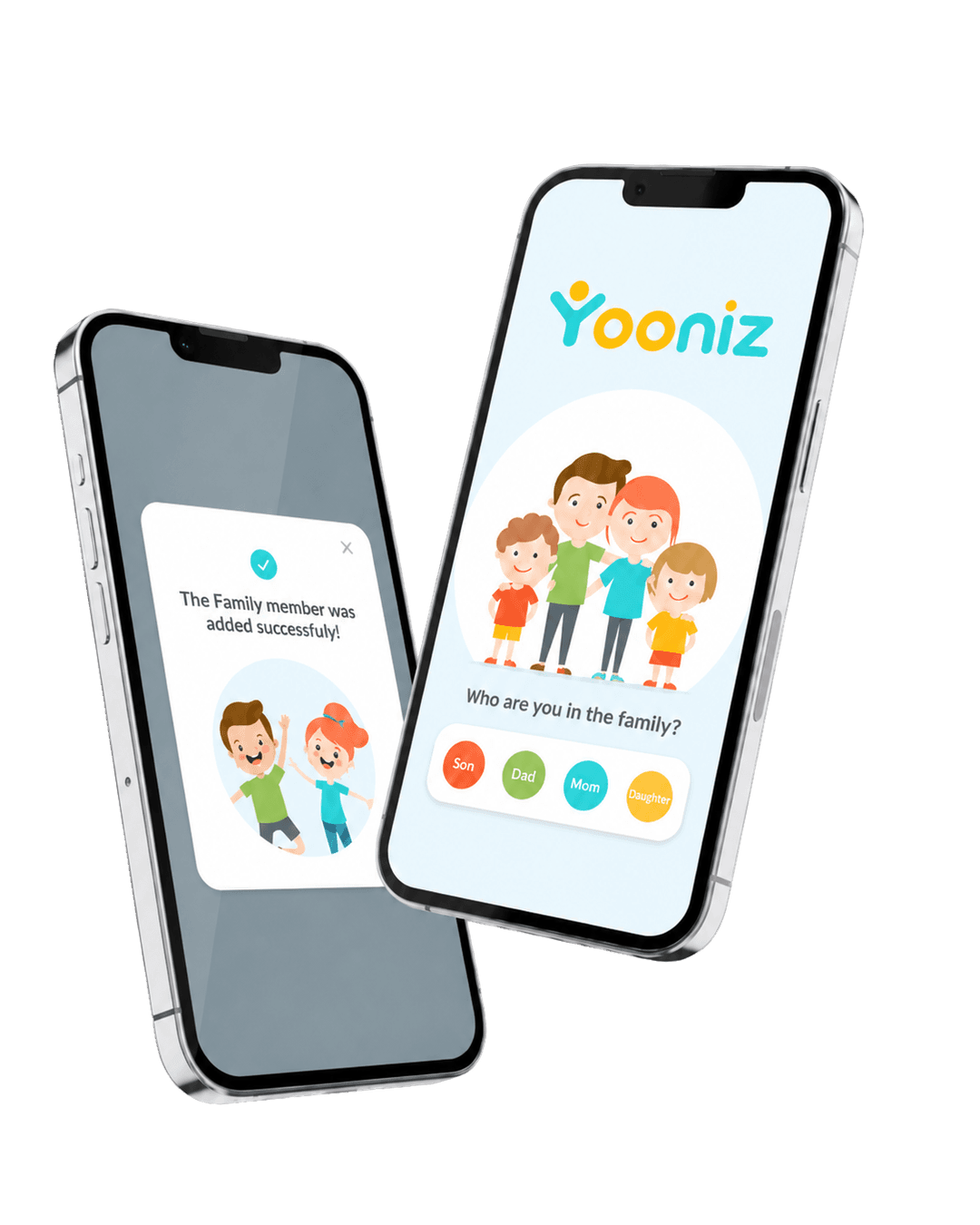 Yooniz app shown on a phone