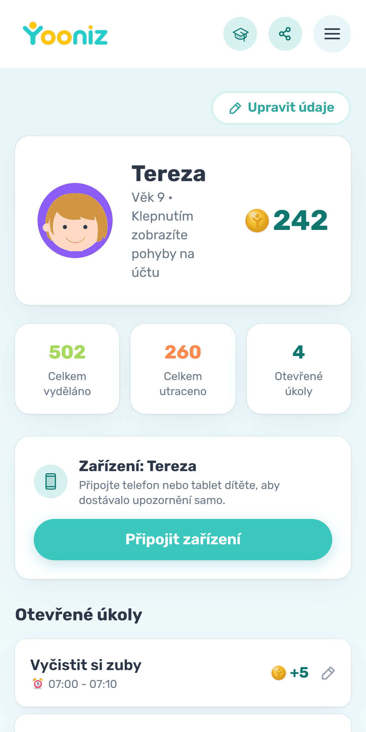 Propojíte zařízení dětí