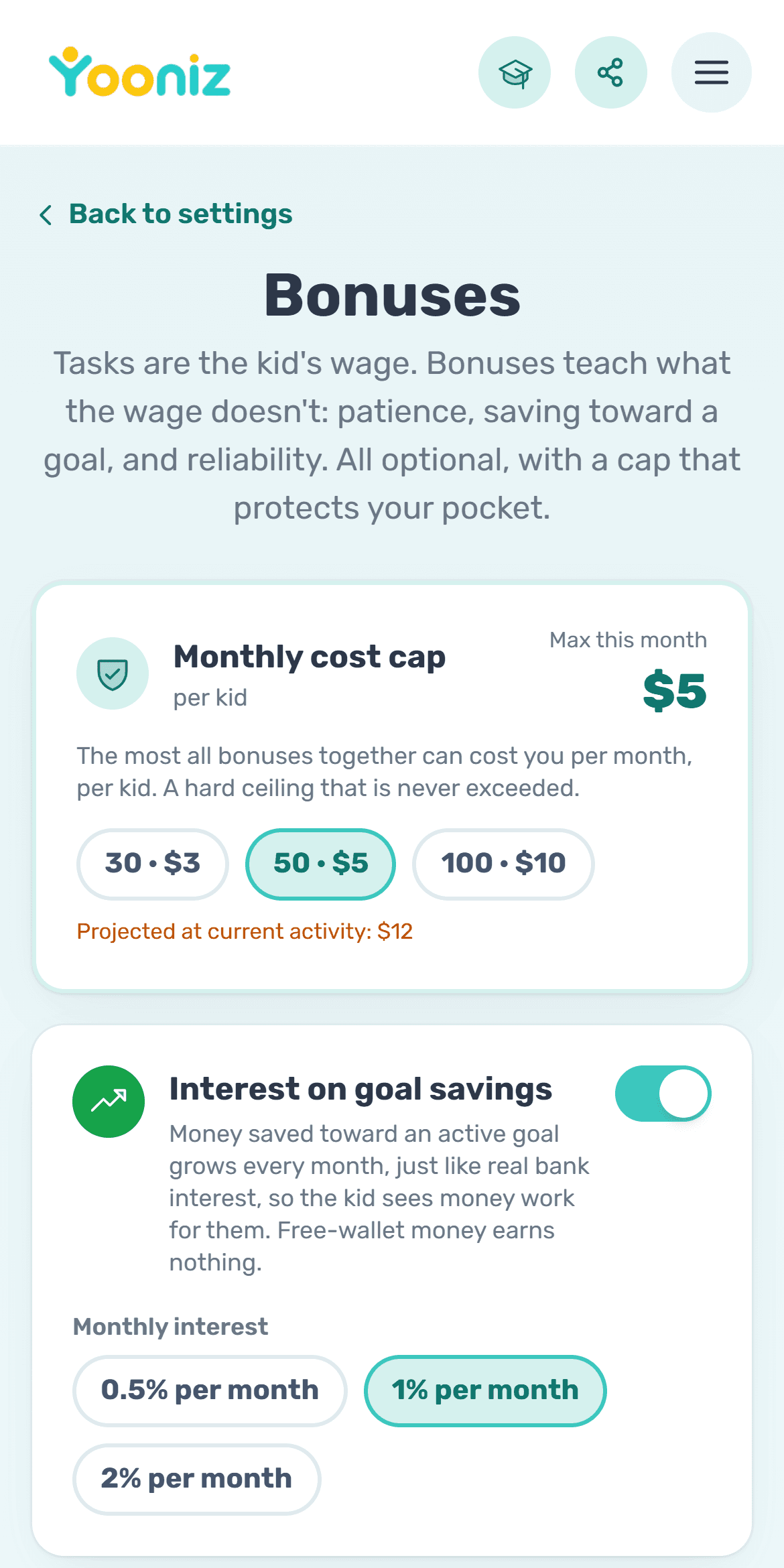 Give bonuses for persistence