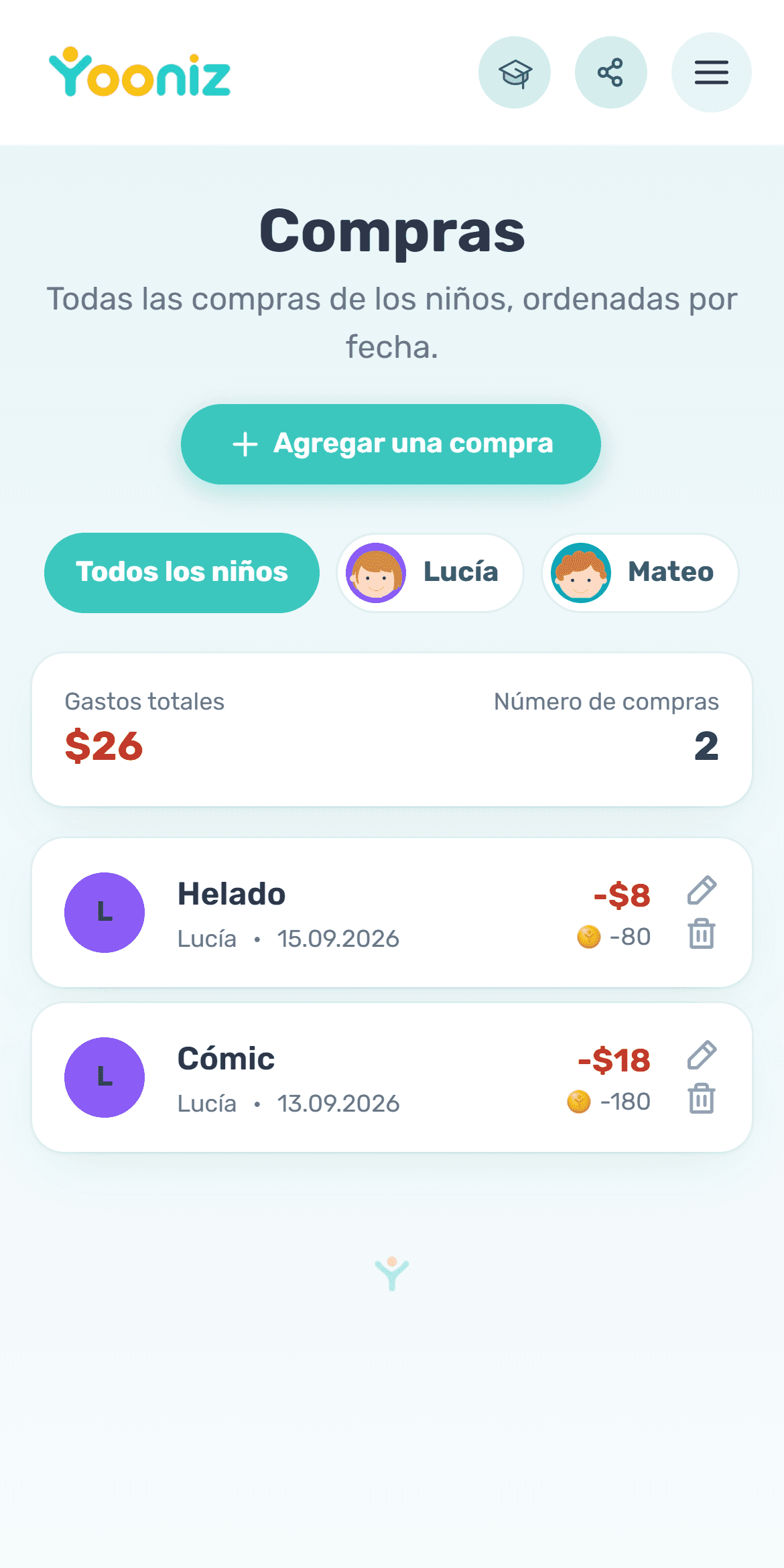 Compra solo con lo que hay en la caja