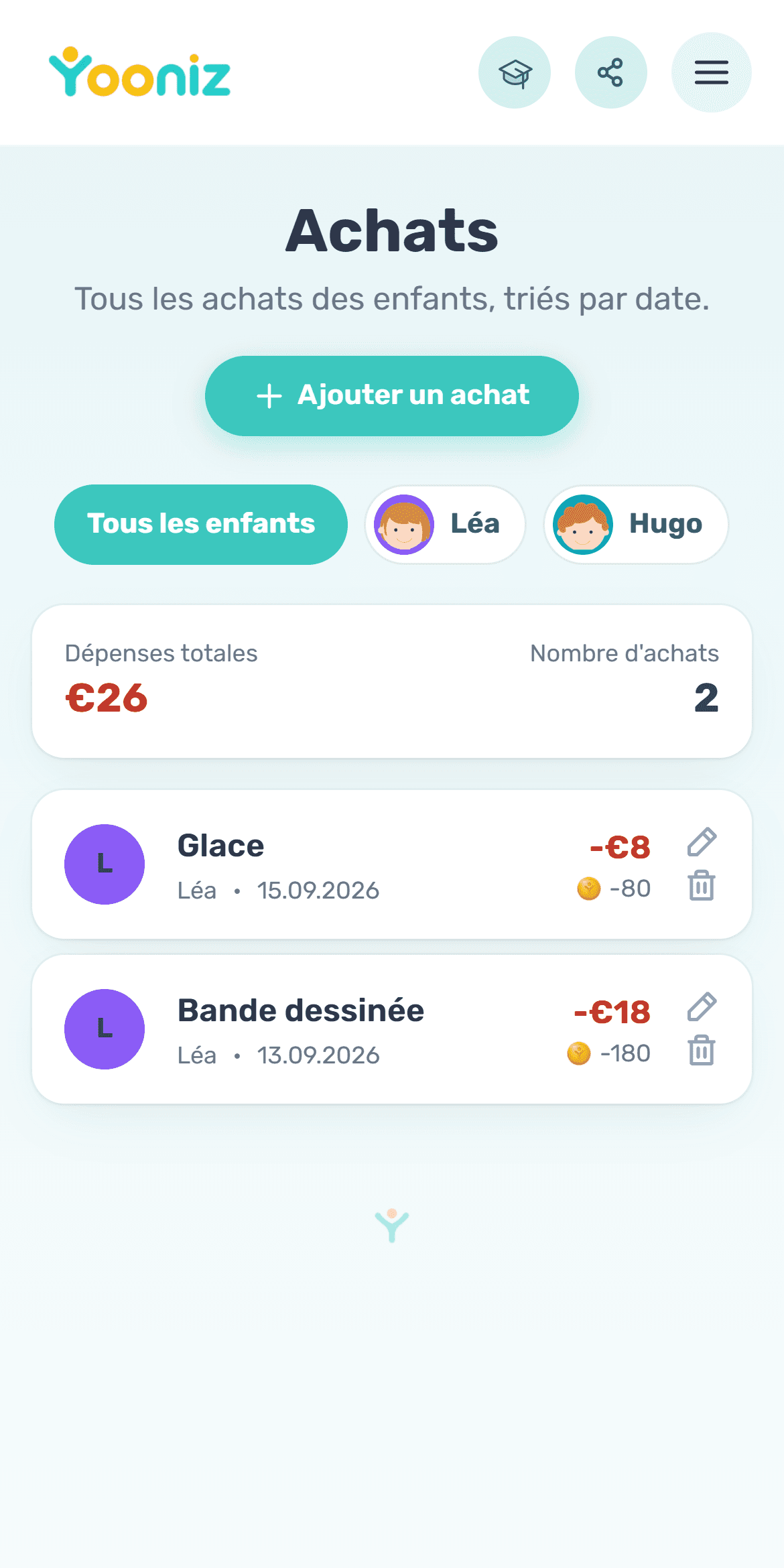 On achète seulement avec ce qu'il y a dans la cagnotte
