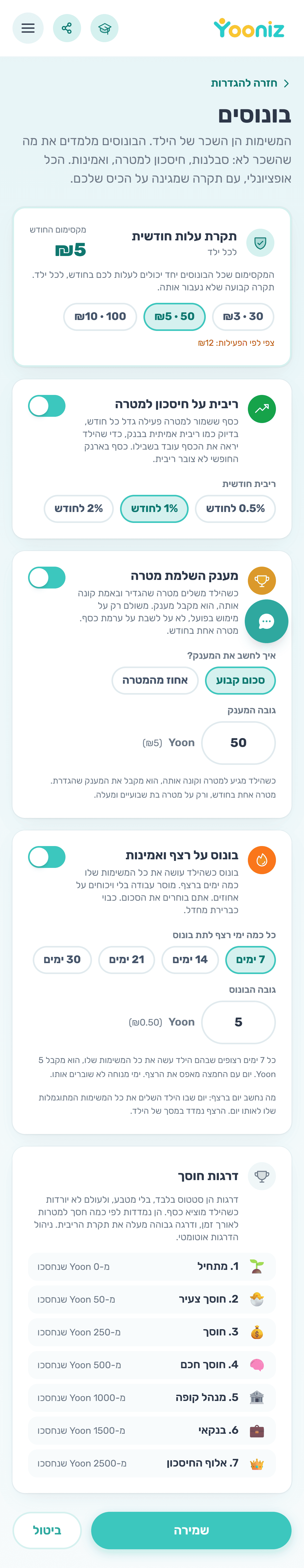 Interest & bonuses