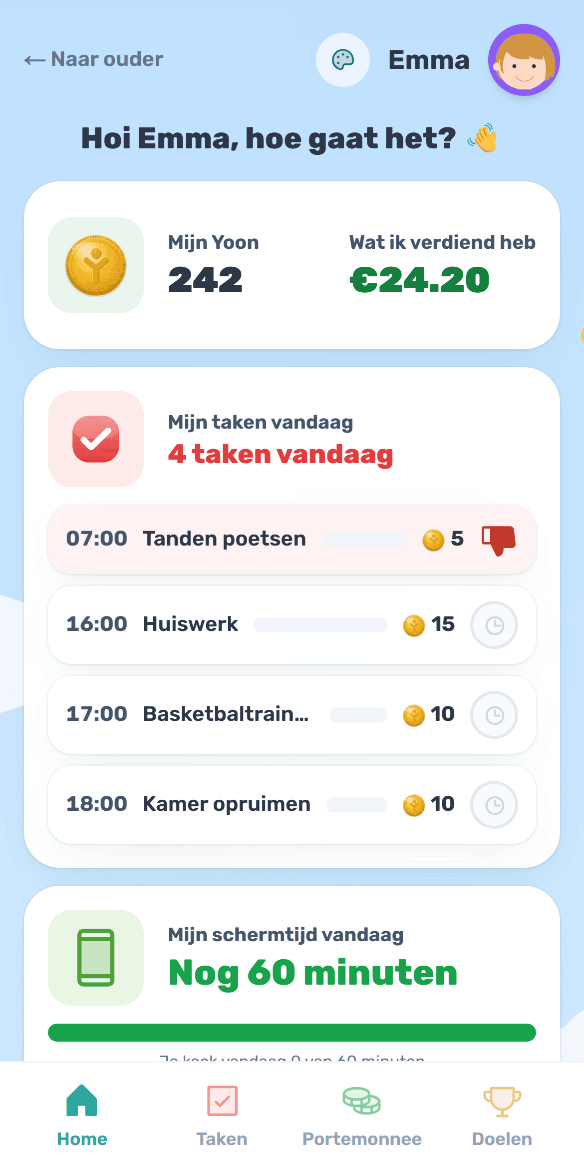 Je kind begint te verdienen