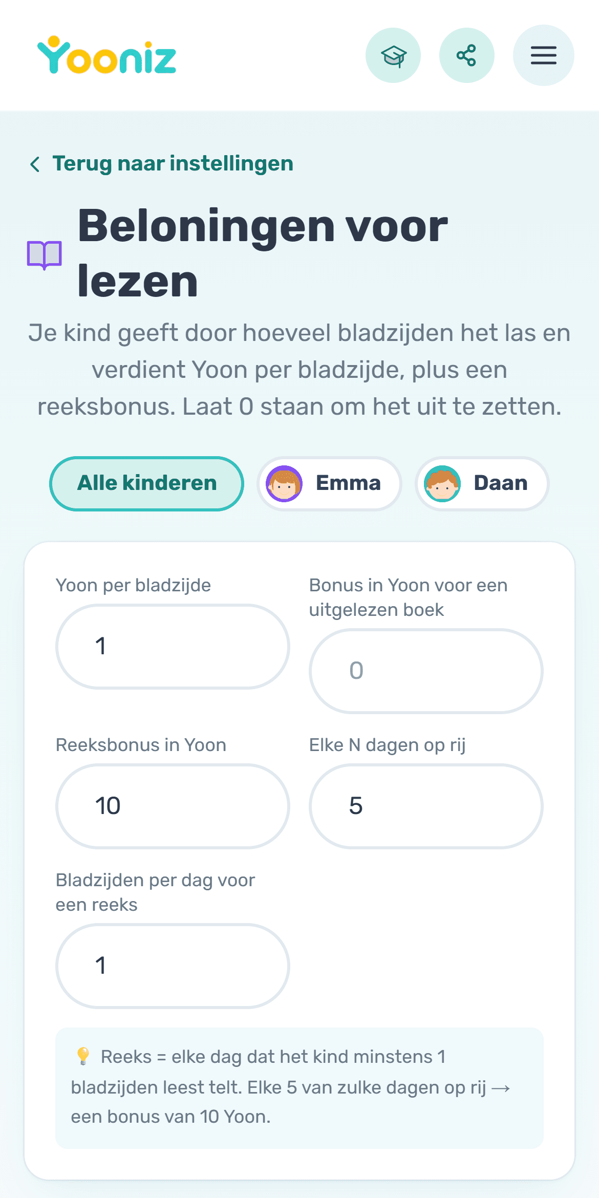 Je kunt ook lezen belonen