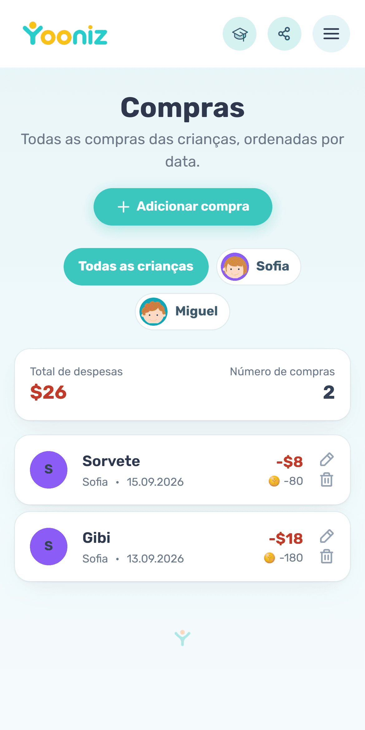Compre só com o que está no cofrinho