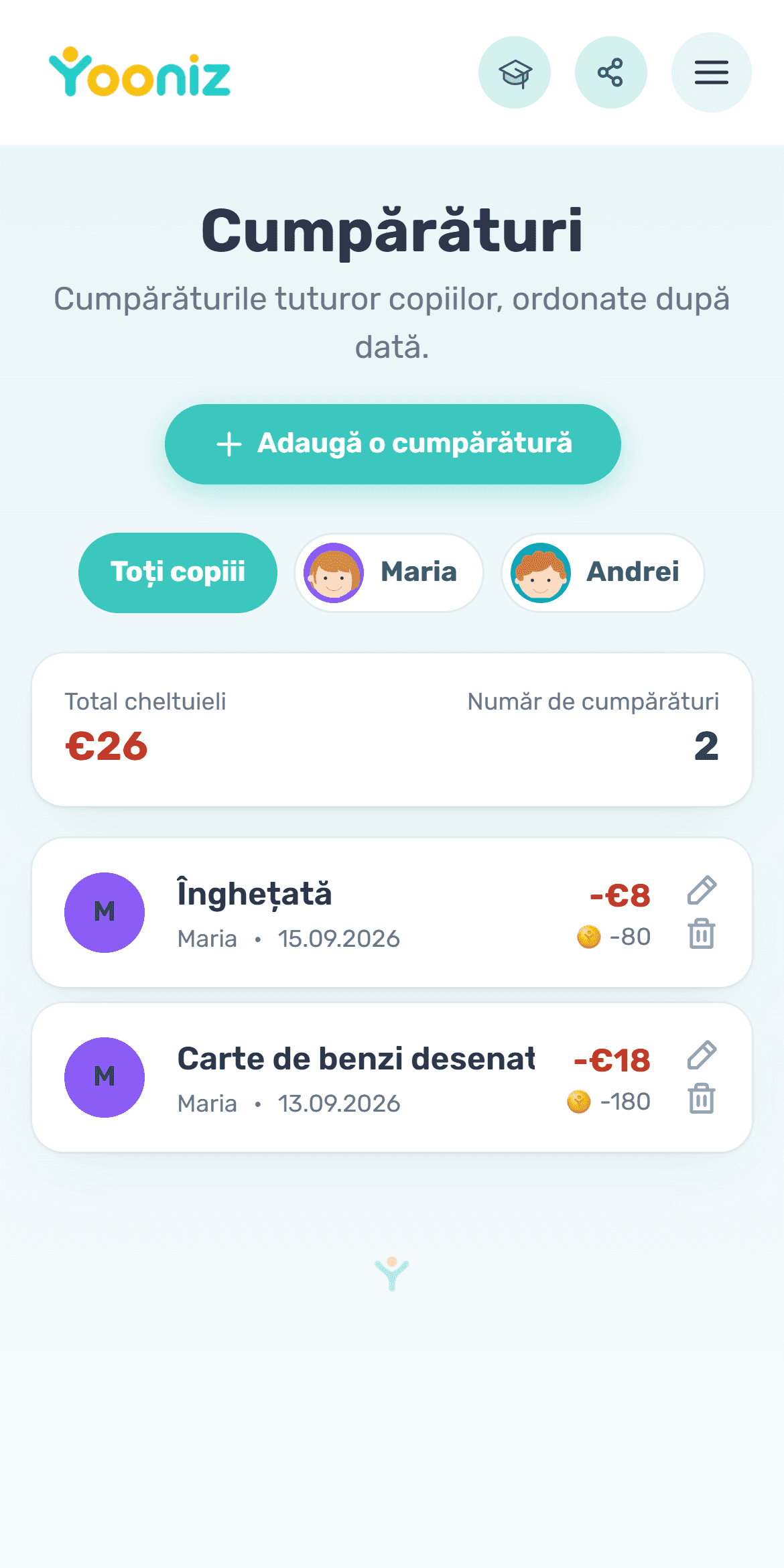 Cumpără doar din ce e în pușculiță