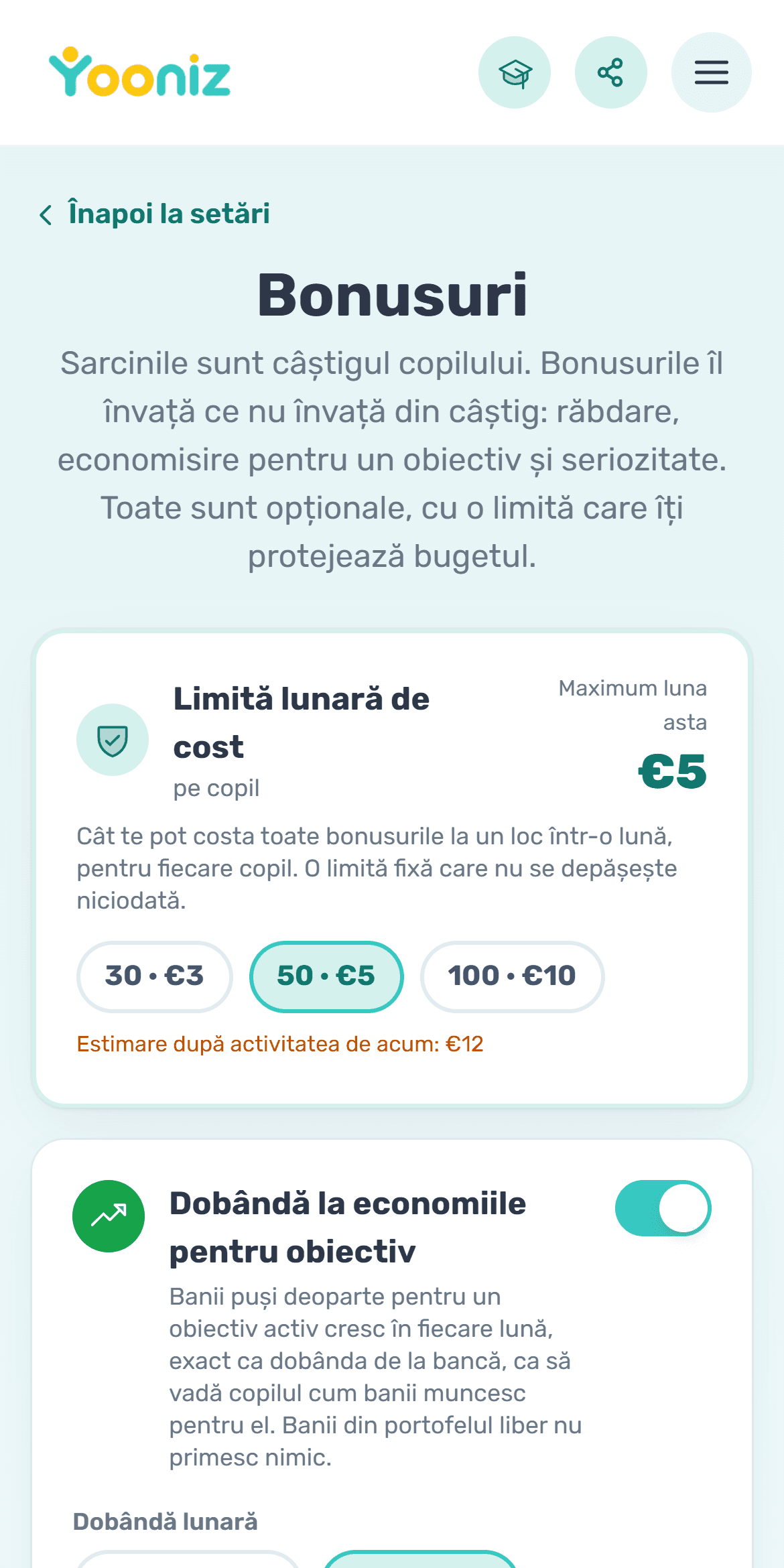 Oferă bonusuri pentru perseverență