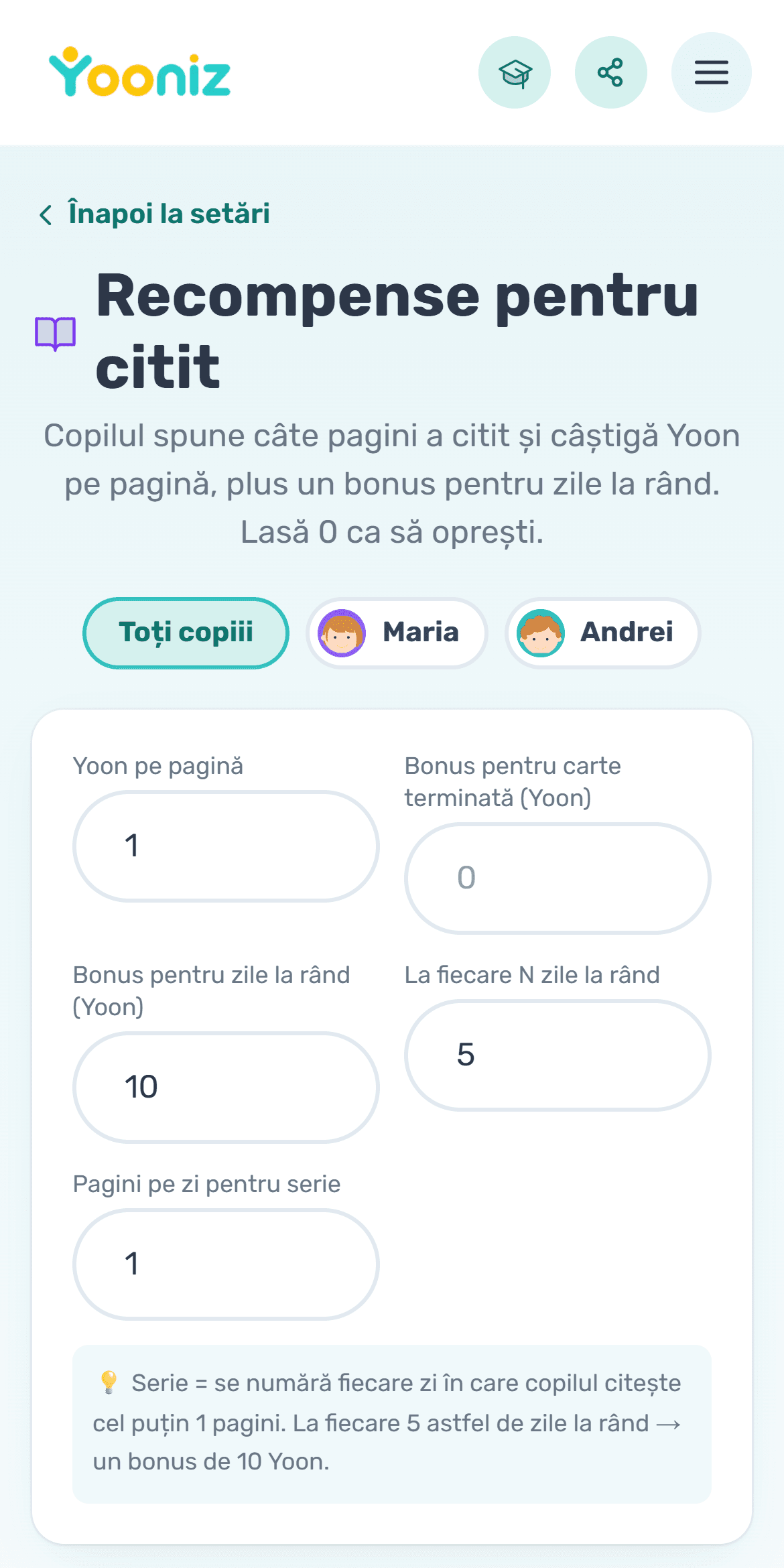 Poți răsplăti și cititul